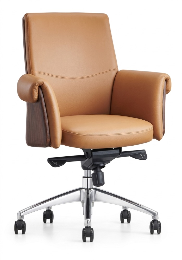 Low Back Leather Chair (CCI-1142L)