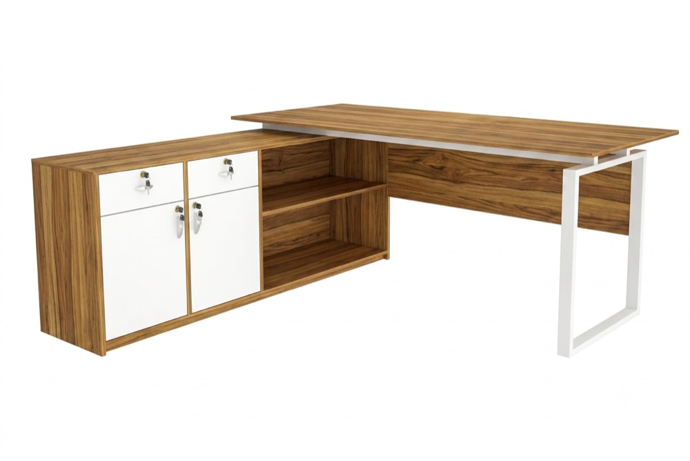 Director / Manager Table with Side Return